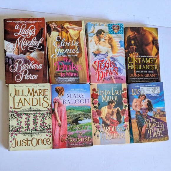 17 Historical Romance Paperback Small by Various Popular Authors - Picture 3 of 8